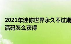 2021年迷你世界永久不过期激活码 2021年11月迷你世界激活码怎么获得