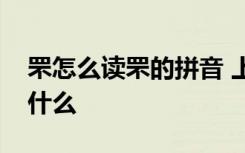 罘怎么读罘的拼音 上面一个四下面一个不念什么