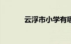 云浮市小学有哪些 哪些比较好