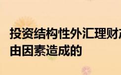 投资结构性外汇理财产品的客户面临的风险是由因素造成的