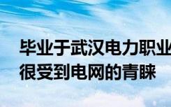 毕业于武汉电力职业技术学院的学生 其实也很受到电网的青睐