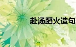 赴汤蹈火造句 赴汤蹈火造句