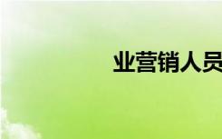 业营销人员按职责分为