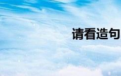 请看造句 请看造句