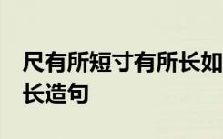 尺有所短寸有所长如何造句 尺有所短,寸有所长造句