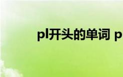pl开头的单词 pl开头的单词精选