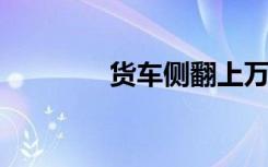 货车侧翻上万锦鲤掉落高速