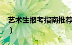 艺术生报考指南推荐（艺术生报考指南2020）