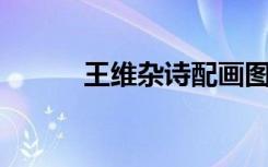 王维杂诗配画图片（王维 杂诗）