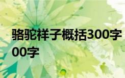 骆驼祥子概括300字 骆驼祥子主要内容概括300字