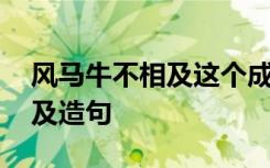 风马牛不相及这个成语怎么造句 风马牛不相及造句