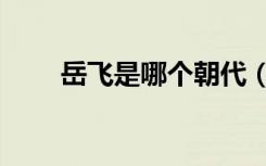 岳飞是哪个朝代（岳飞是哪个朝代）
