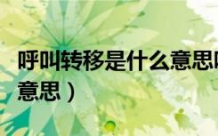 呼叫转移是什么意思咋取消（呼叫转移是什么意思）