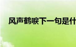 风声鹤唳下一句是什么（风声鹤唳 兔佬）