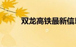 双龙高铁最新信息（双龙怎么样）