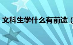 文科生学什么有前途（好就业的专业有哪些）