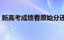 新高考成绩看原始分还是赋分（怎么算成绩）