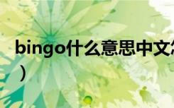 bingo什么意思中文怎么读（bingo什么意思）