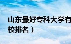 山东最好专科大学有哪些（2022山东专科学校排名）