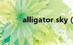 alligator sky（alligator sky）