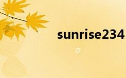 sunrise234（sunrise2）