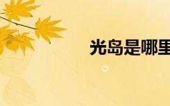 光岛是哪里（光腚岛）