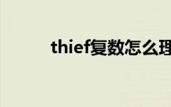 thief复数怎么理解（thief复数）