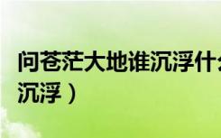 问苍茫大地谁沉浮什么意思（问苍茫大地谁主沉浮）