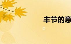 丰节的意思是什么