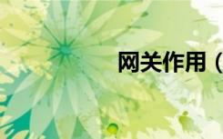 网关作用（网关协议）