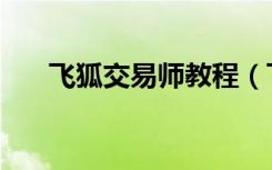 飞狐交易师教程（飞狐交易师网络版）