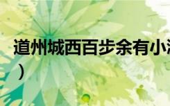 道州城西百步余有小溪翻译（道州城西百余步）