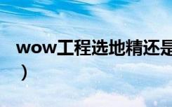 wow工程选地精还是侏儒（wow工程学分支）