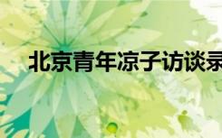 北京青年凉子访谈录（北京青年里的车）