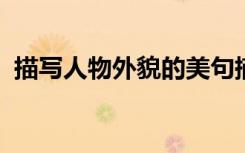 描写人物外貌的美句摘录和作文素材的积累