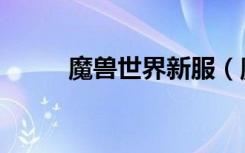 魔兽世界新服（魔兽世界新手卡）