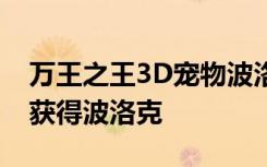 万王之王3D宠物波洛克如何获得波洛克如何获得波洛克