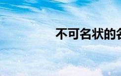 不可名状的名意思是什么
