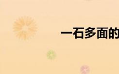 一石多面的意思是什么