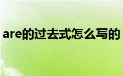 are的过去式怎么写的（are的过去式怎么写）