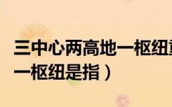 三中心两高地一枢纽重要意义（三中心两高地一枢纽是指）
