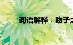 词语解释：吻子之眸的意思是什么