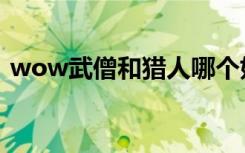 wow武僧和猎人哪个好玩（wow武僧天赋）