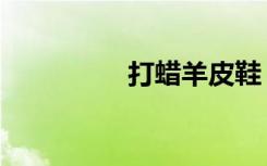 打蜡羊皮鞋（打蜡羊皮）