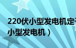 220伏小型发电机定子好坏怎样检测（220伏小型发电机）