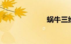 蜗牛三维折叠图