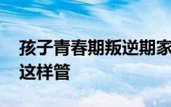 孩子青春期叛逆期家长怎么做 不听话的孩子这样管