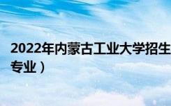 2022年内蒙古工业大学招生计划及招生人数（各省都招什么专业）