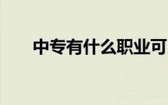 中专有什么职业可以选择 哪个专业好