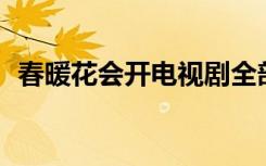 春暖花会开电视剧全部32集（春暖花会开）